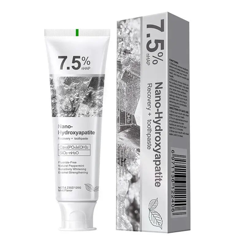 Revitalize Your Smile with 7.5% Hydroxyapatite Probiotic Whitening Toothpaste - Enamel Repair & Breath Freshening Formula (120G)